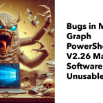 Graph SDK V2.26 Issues Make the Software Unusable