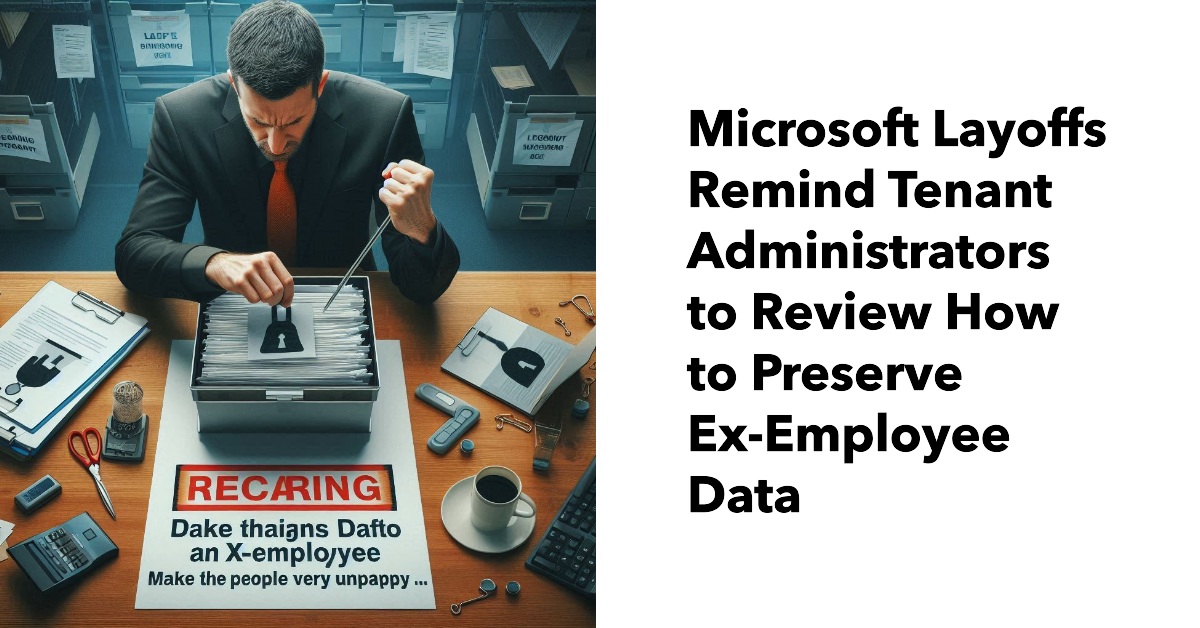 Preserve ex-employee data