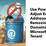 Remove domain from a Microsoft 365 tenant