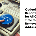 Report button for Outlook